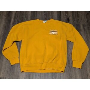 Tennessee Volunteers Lee Sport Sweatshirt Crewneck Pullover‎ Gold Size M